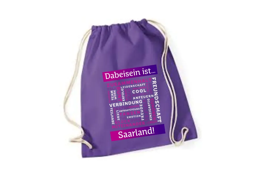 Sportbeutel- Dabeisein