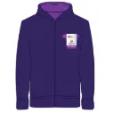 Zipper Hoodie lila